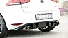 Диффузор заднего бампера VW Golf 7 12- 3-дв. и 5-дв. под сдвоенный выхлоп в центре 00059559  -- Фотография  №1 | by vonard-tuning